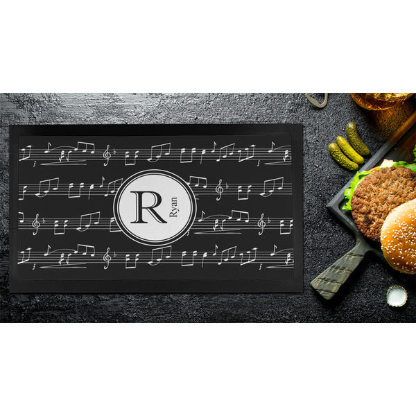 Musical Notes Bar Mat - Small - LIFESTYLE