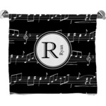 Musical Notes Bath Towel (Personalized)