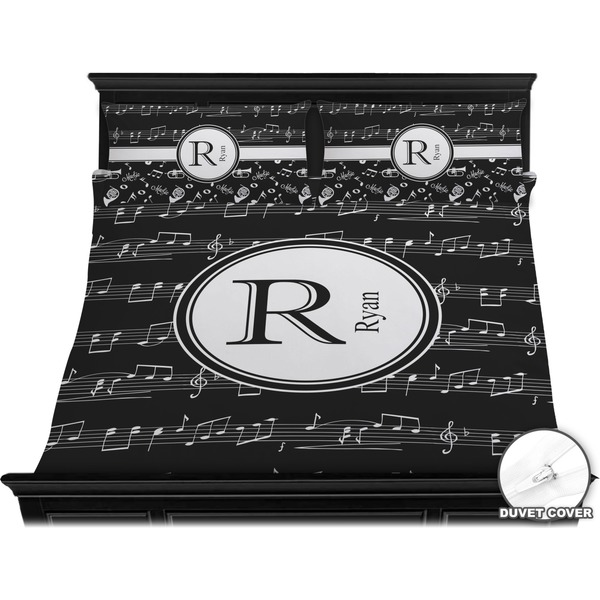 Musical Notes Bedding Set (King) - Duvet