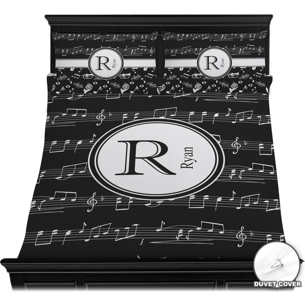 Musical Notes Bedding Set (Queen) - Duvet