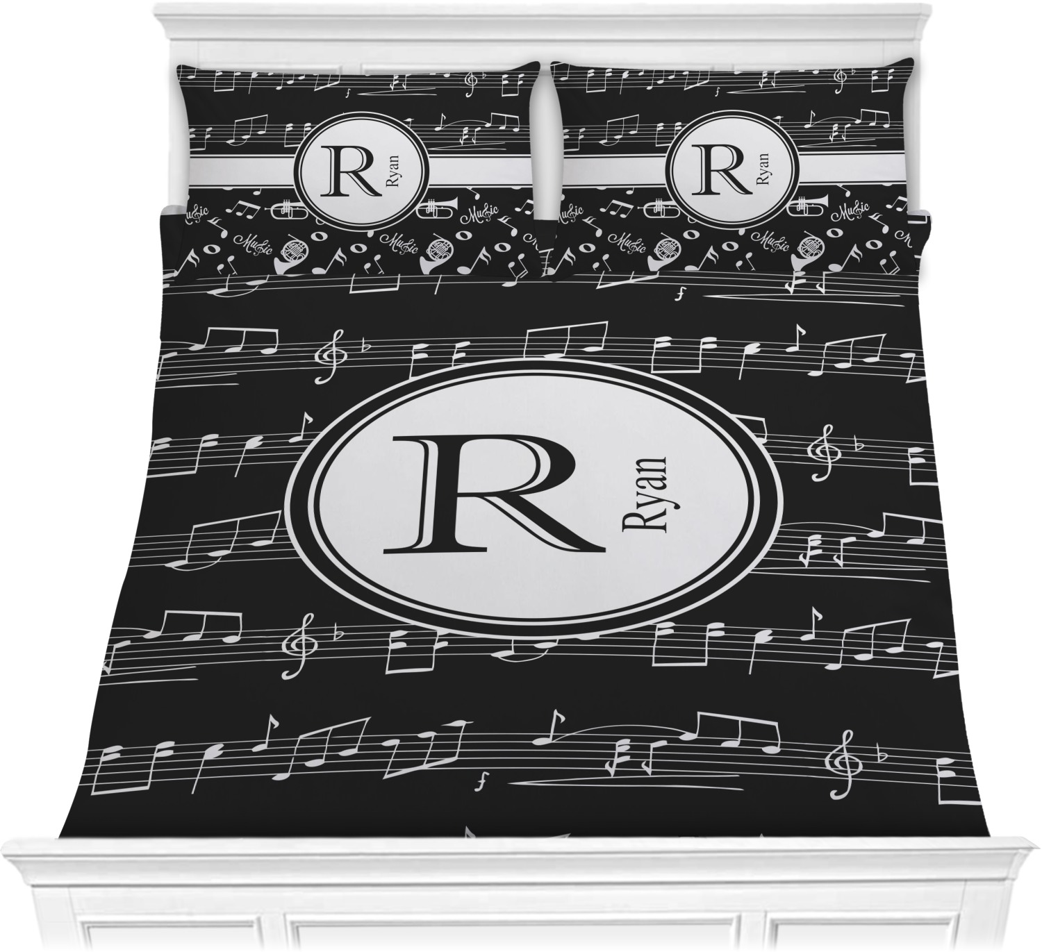 Musical Notes Comforters Personalized Youcustomizeit