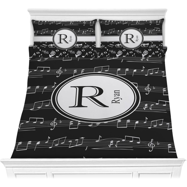 Custom Musical Notes Comforters (Personalized)