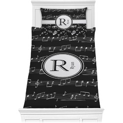 Musical Notes Comforter Set - Twin (Personalized)
