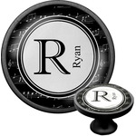 Musical Notes Cabinet Knob (Black) (Personalized)