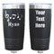 Musical Notes Black Polar Camel Tumbler - 20oz - Double Sided  - Approval