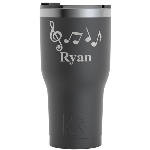 Custom Musical Notes RTIC Tumbler - 30 oz (Personalized)