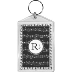 Musical Notes Bling Keychain (Personalized)
