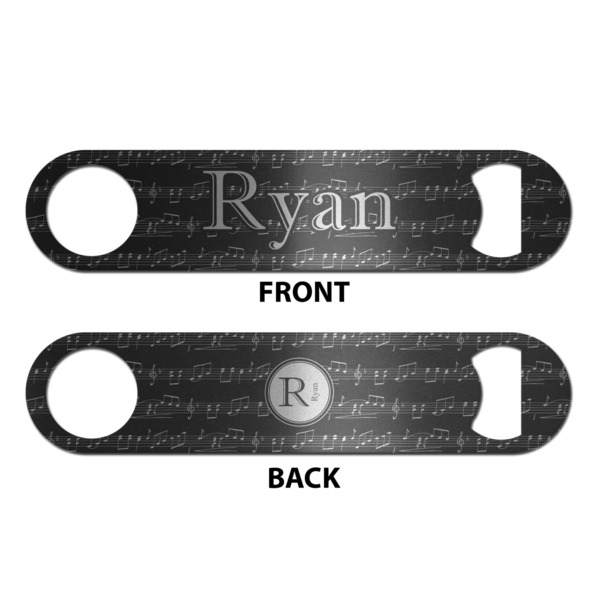 Musical Notes Bottle Opener - Front & Back