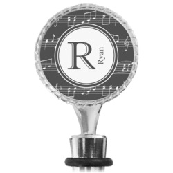 Musical Notes Wine Bottle Stopper (Personalized)