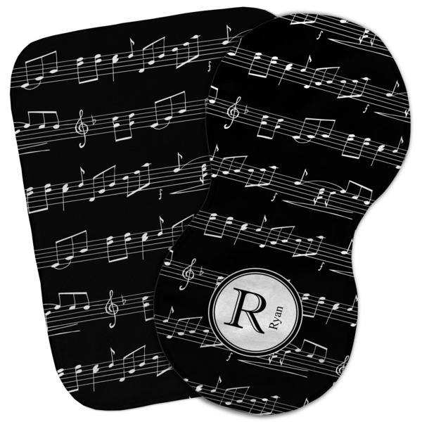 Custom Musical Notes Burp Cloth (Personalized)