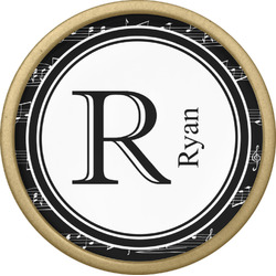 Musical Notes Cabinet Knob - Gold (Personalized)