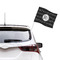 Musical Notes Car Flag - Large - LIFESTYLE