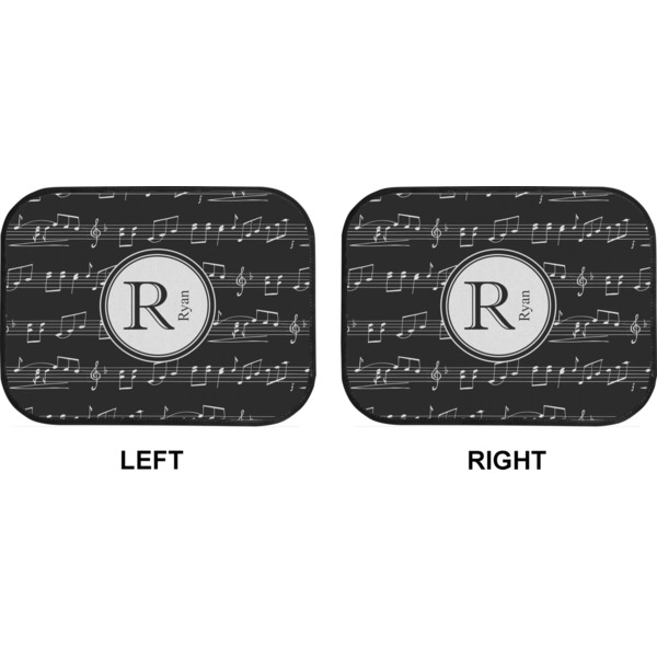 Musical Notes Car Floor Mats (Back Seat) (Approval)