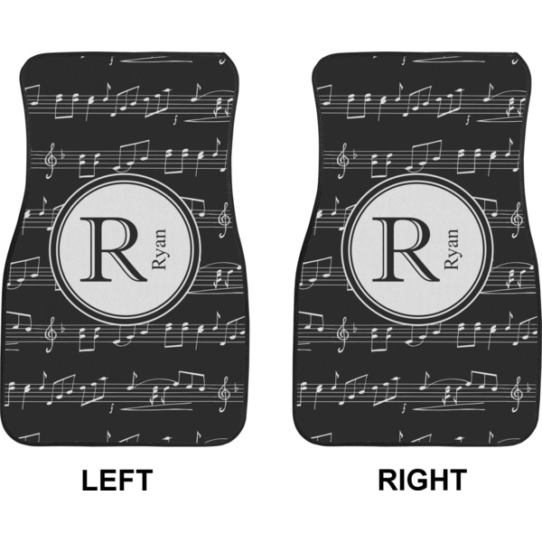 Musical Notes Car Mat Front - Approval