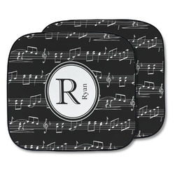 Musical Notes Car Sun Shade - Two Piece (Personalized)