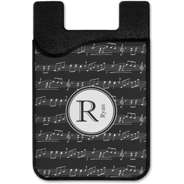 Musical Notes Cell Phone Credit Card Holder