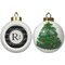 Musical Notes Ceramic Christmas Ornament - X-Mas Tree (APPROVAL)