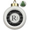 Musical Notes Ceramic Ball Ornament - Christmas Tree (Personalized)