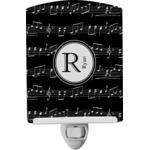Musical Notes Ceramic Night Light (Personalized)
