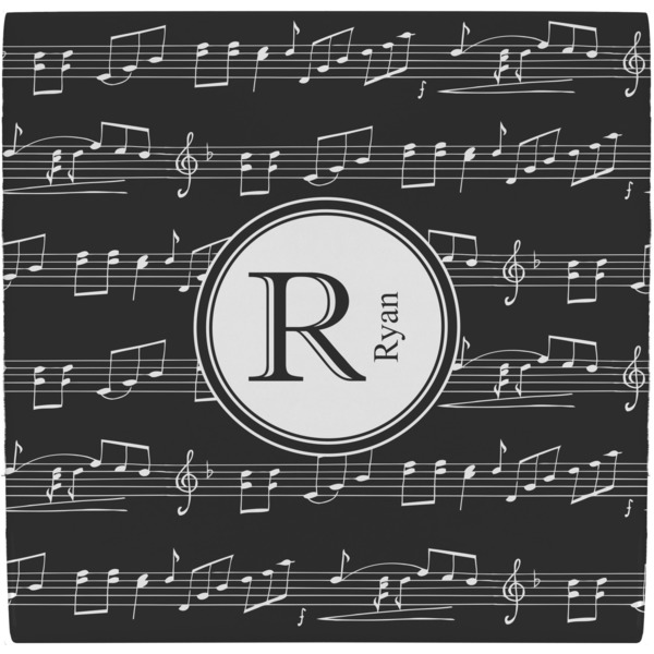 Custom Musical Notes Ceramic Tile Hot Pad (Personalized)
