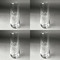 Musical Notes Champagne Flute - Set of 4 - Approval