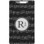Musical Notes Clipboard (Legal Size) (Personalized)
