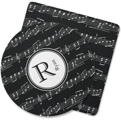Musical Notes Rubber Backed Coaster (Personalized)