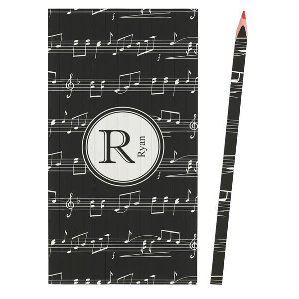 Musical Notes Colored Pencils - Front View