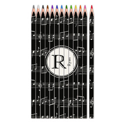 Musical Notes Colored Pencils (Personalized)