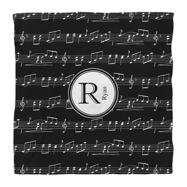 Musical Notes Comforter - Queen - Front