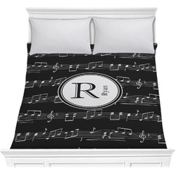 Musical Notes Comforter - Full / Queen (Personalized)