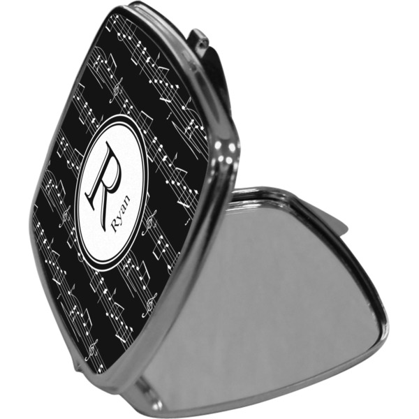 Musical Notes Compact Mirror (Side View)
