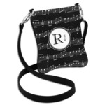 Musical Notes Cross Body Bag - 2 Sizes (Personalized)