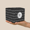 Musical Notes Cube Favor Gift Box - On Hand - Scale View