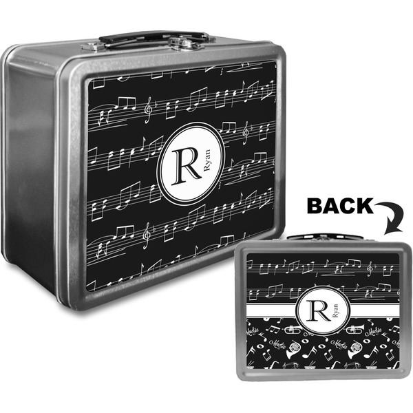 Musical Notes Custom Lunch Box / Tin Approval