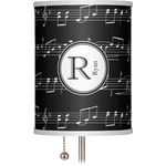 Musical Notes 7" Drum Lamp Shade (Personalized)