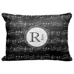 Musical Notes Decorative Baby Pillowcase - 16"x12" (Personalized)