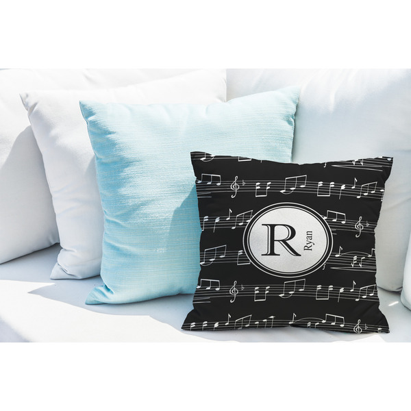 Musical Notes Decorative Pillow Case - LIFESTYLE 2