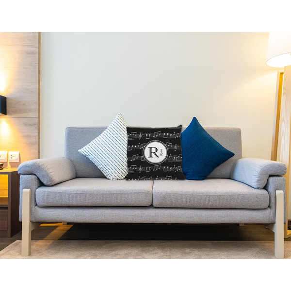 Musical Notes Decorative Pillow Case - LIFESTYLE
