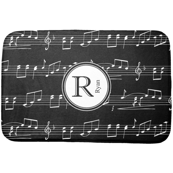 Custom Musical Notes Dish Drying Mat (Personalized)