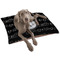 Musical Notes Dog Bed - Large LIFESTYLE