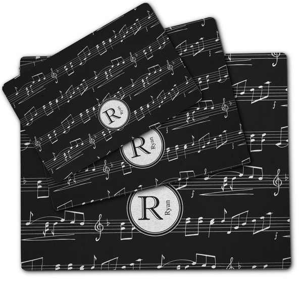 Musical Notes Dog Food Mat - MAIN (sm, med, lrg)