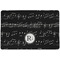 Musical Notes Dog Food Mat - Small without bowls