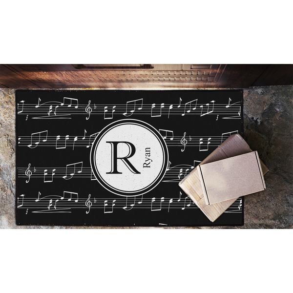 Musical Notes Door Mat - LIFESTYLE (Lrg)