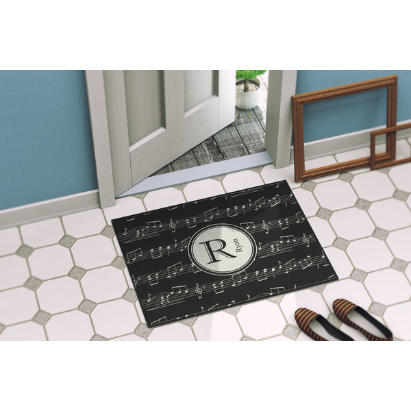 Musical Notes Door Mat Lifestyle