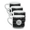 Musical Notes Double Shot Espresso Mugs - Set of 4 Front
