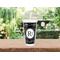 Musical Notes Double Wall Tumbler with Straw Lifestyle
