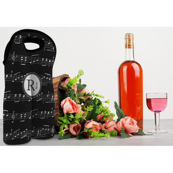 Musical Notes Double Wine Tote - LIFESTYLE (new)