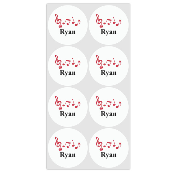 Musical Notes Drink Topper - Medium - Set of 12