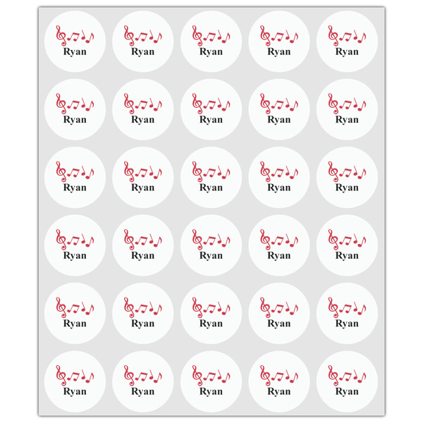 Musical Notes Drink Topper - XSmall - Set of 30